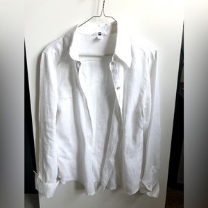 100% linen summer blouse.